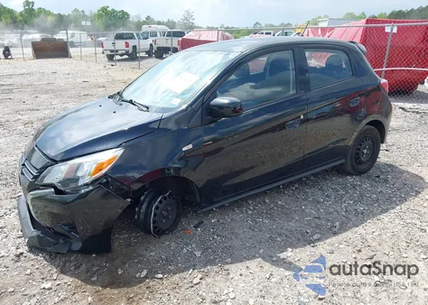 2021 Mitsubishi Mirage Carbonite Edition/Es/Le из США, поврежденный, VIN ML32AUHJ6MH012237